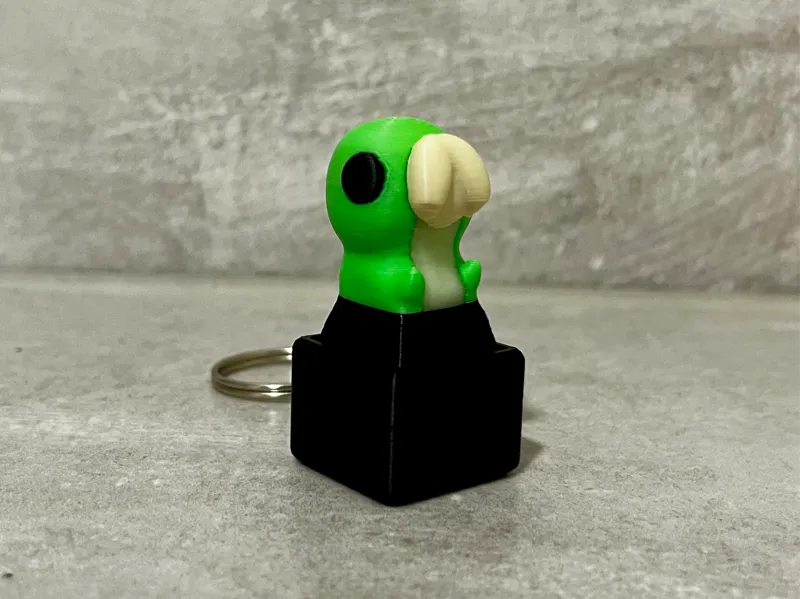 Grub from Hollow Knight Keycap Clicker Keychain