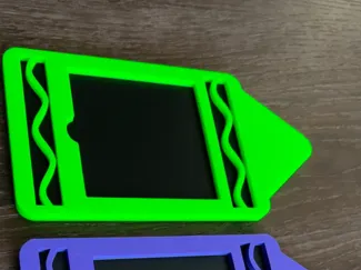 Crayon Post it Note Holder 