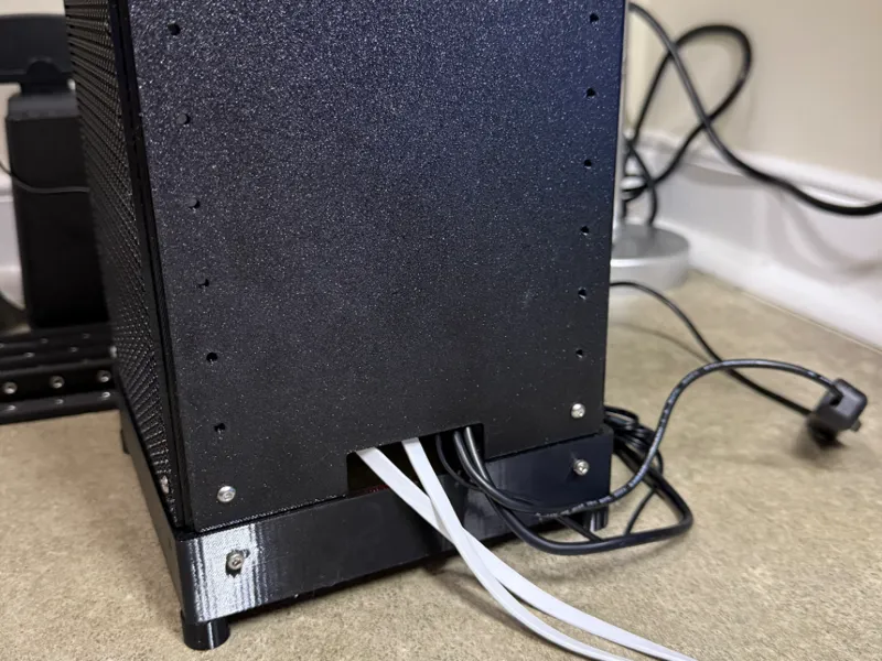 Microlab Back Plate with Cable Pass-Thru