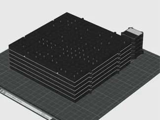ToolGrid-Compatible 6×6 Base | 6-Level Stacked