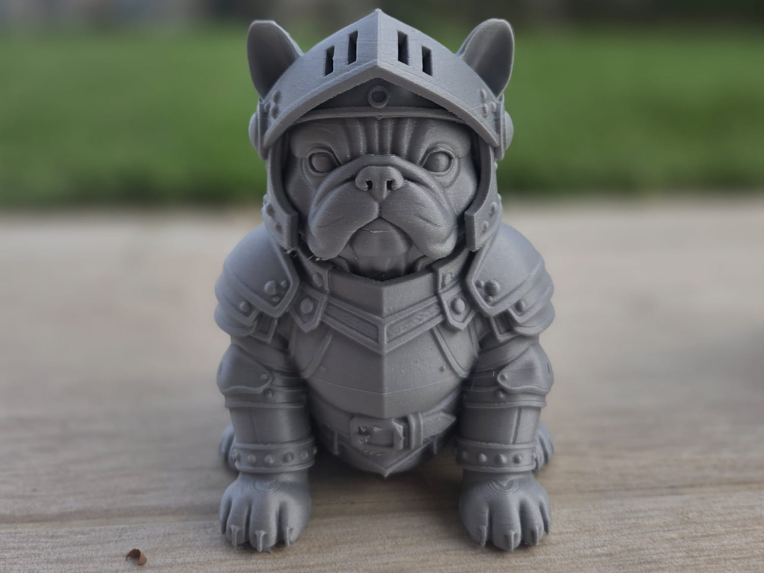 Bulldog Knight – Little Guardian Statue