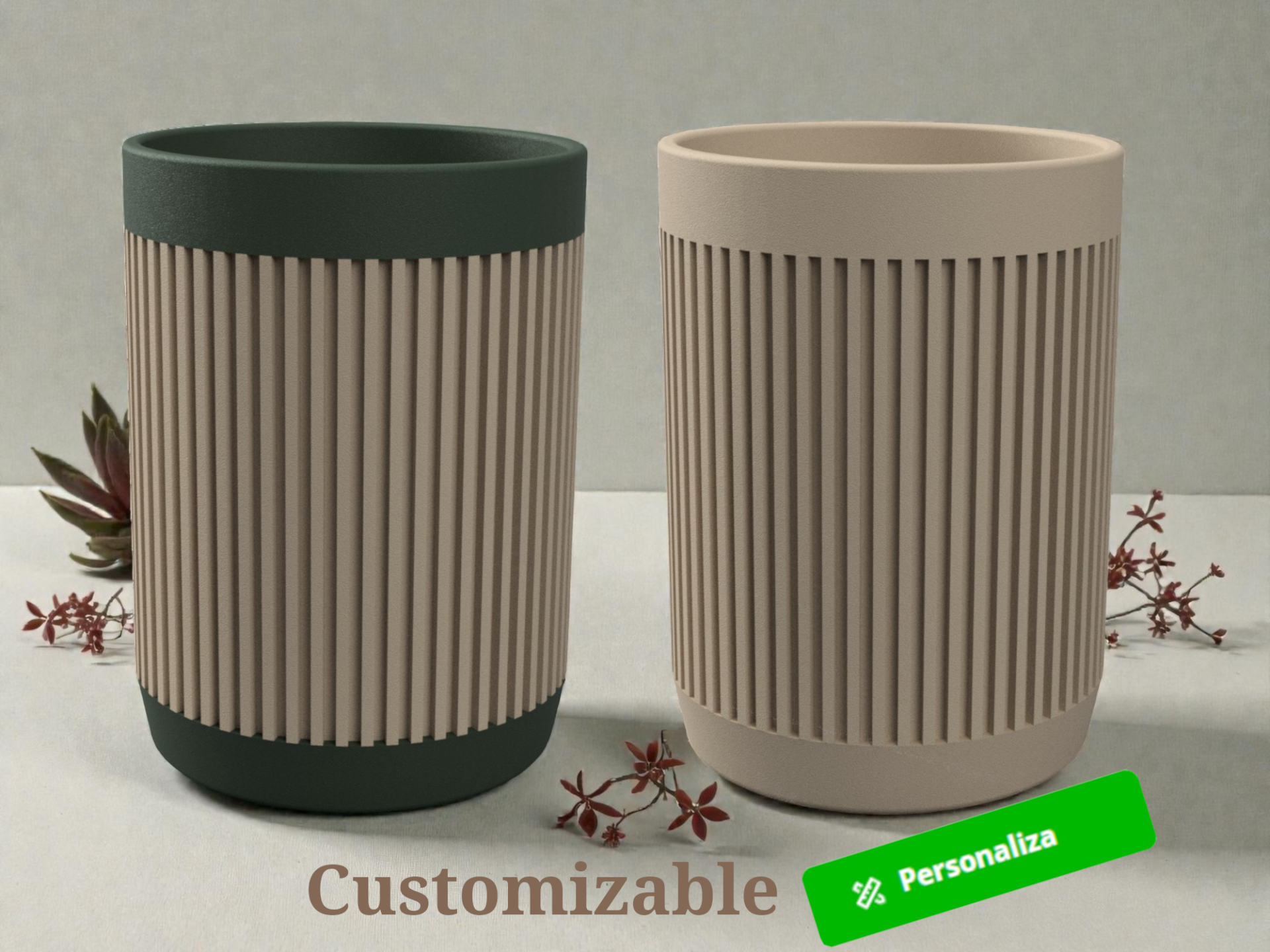 Customizable Japandi vase/pen holder