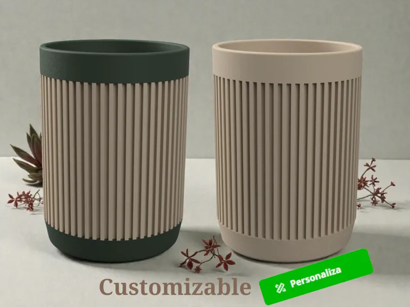 Customizable Japandi vase/pen holder