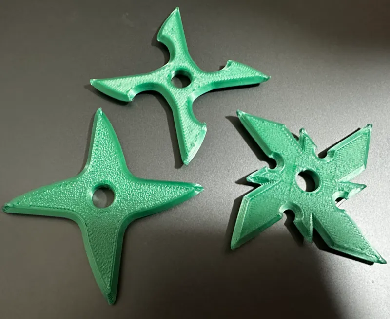 Ninja star selection