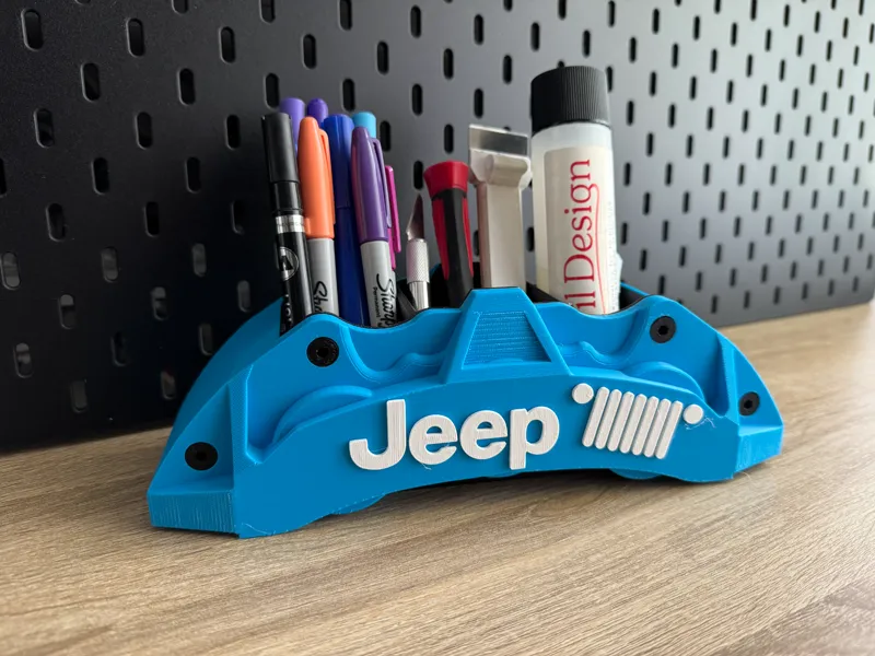 Caliper desktop organizer