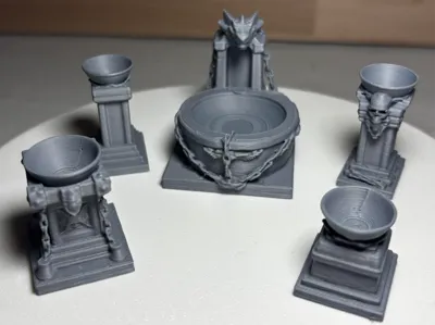 Dragon Braziers  – D&D Game Accessory