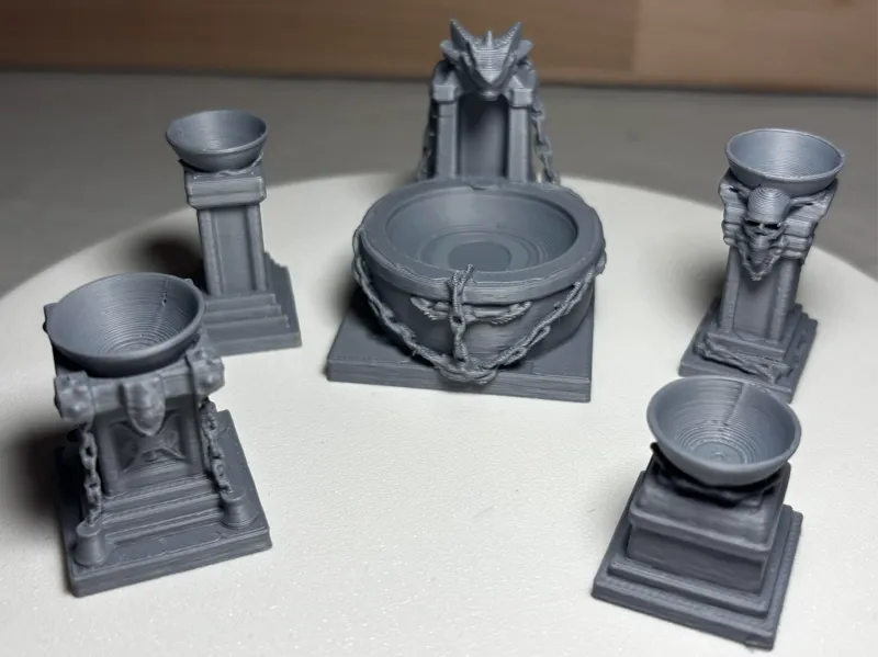 Dragon Braziers  – D&D Game Accessory