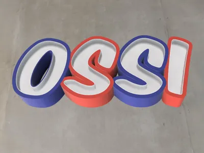 LED name lamp OSSI