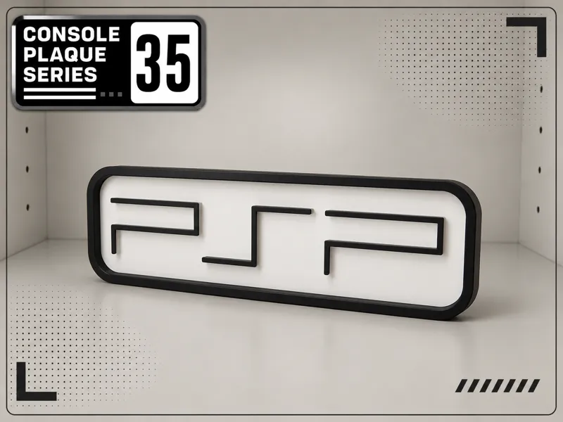 Console Logo Plaque - PSP / PlayStation Portable