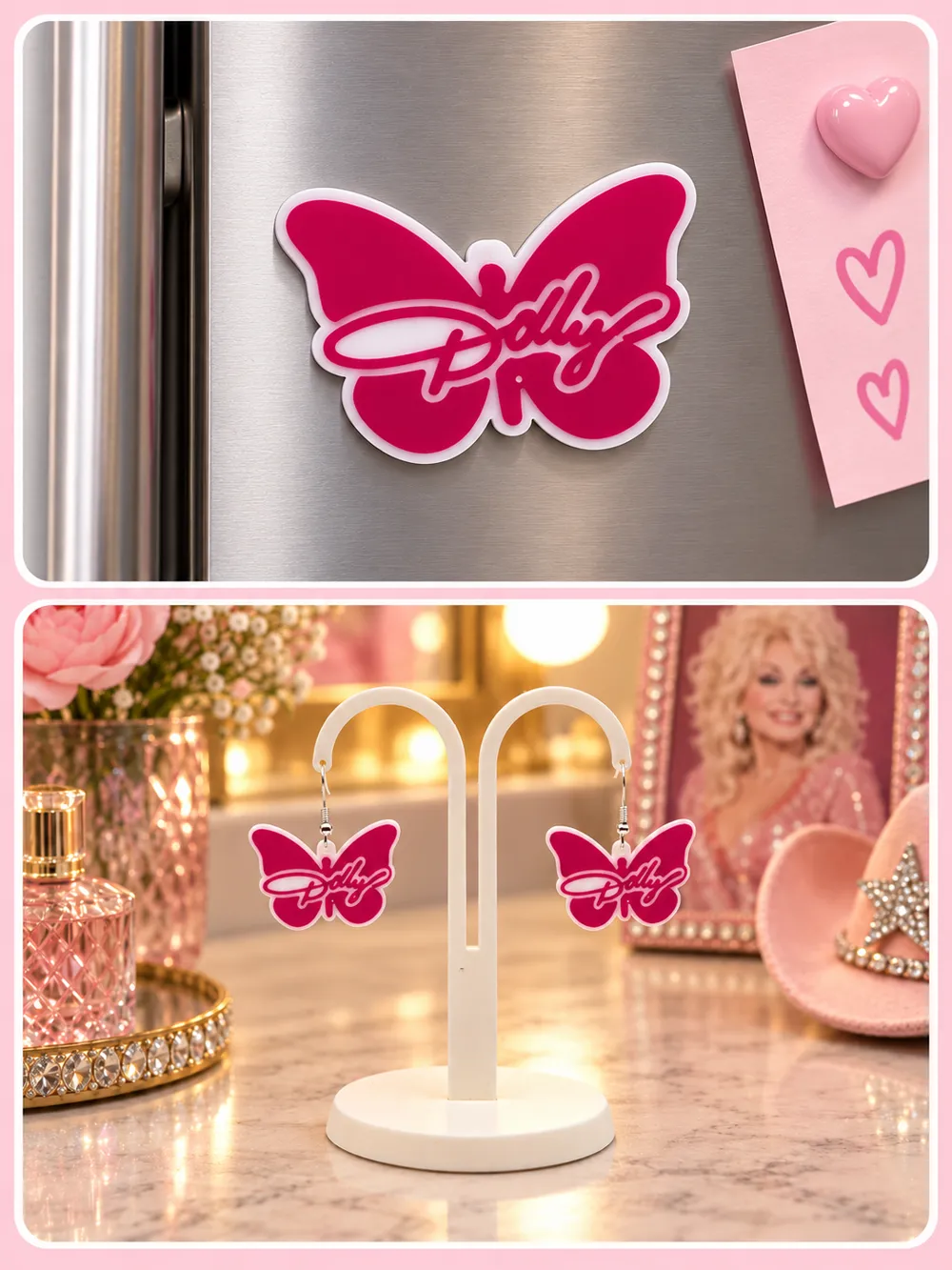 Dolly Parton – Queen of Hearts Magnetic Sign - Free 3D Print Model ...