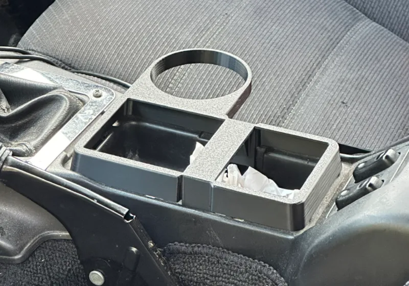 Ruggedized Miata NA Center Console Cup Holder