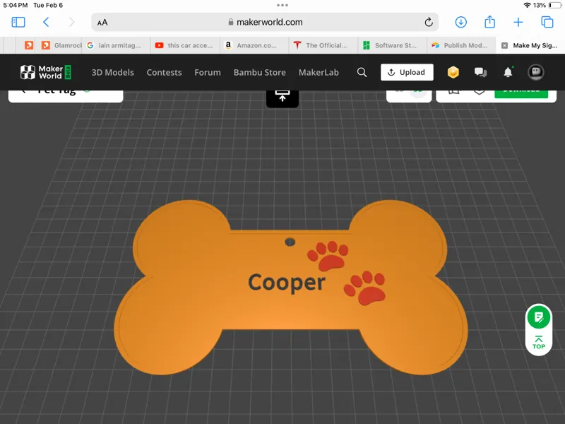pet tag