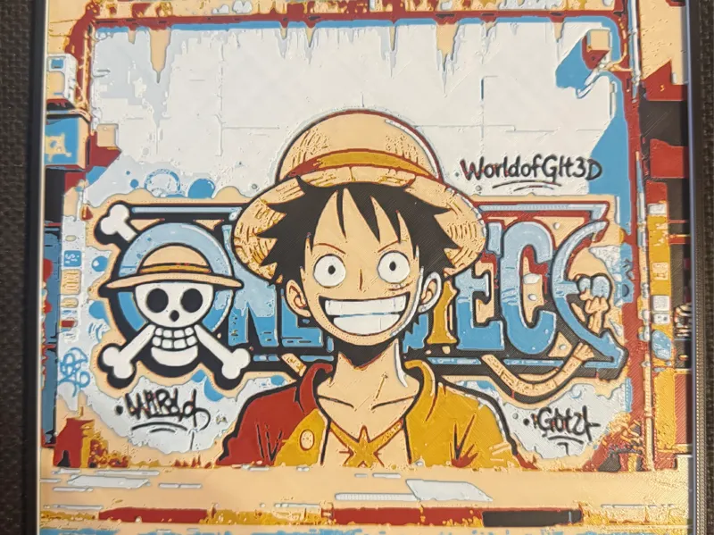 Fanart Street Art Lufy One Piece