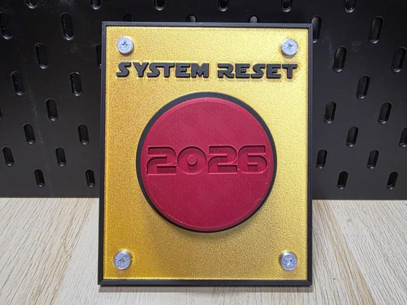 New Years 2026 Gag Reset Button - NO AMS