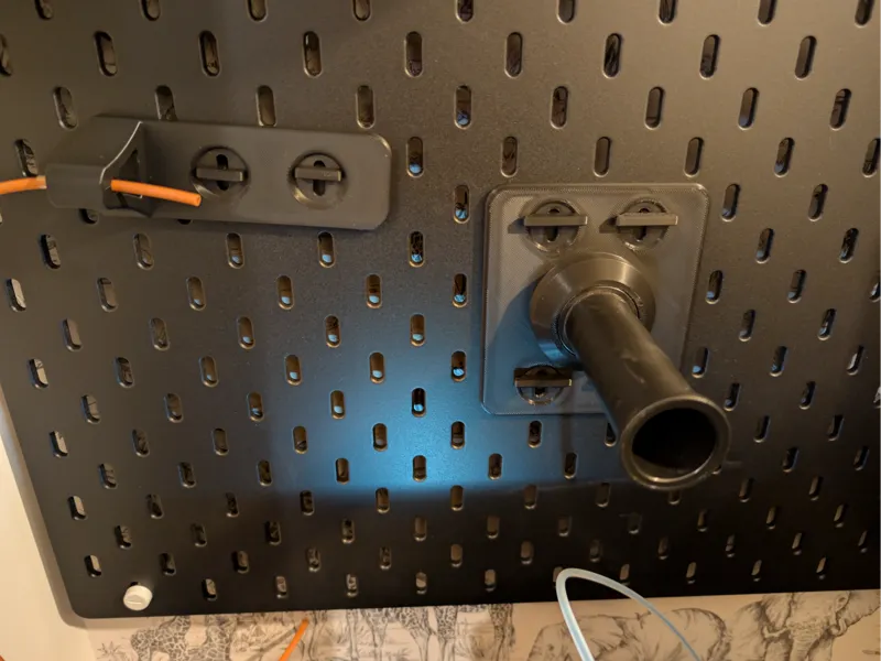 Ikea Skadis spool holder 