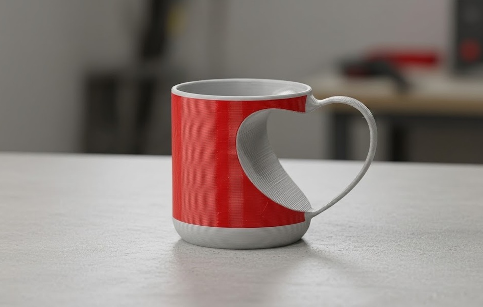 Miniatura 2 do modelo 3D Heart Shaped Mug