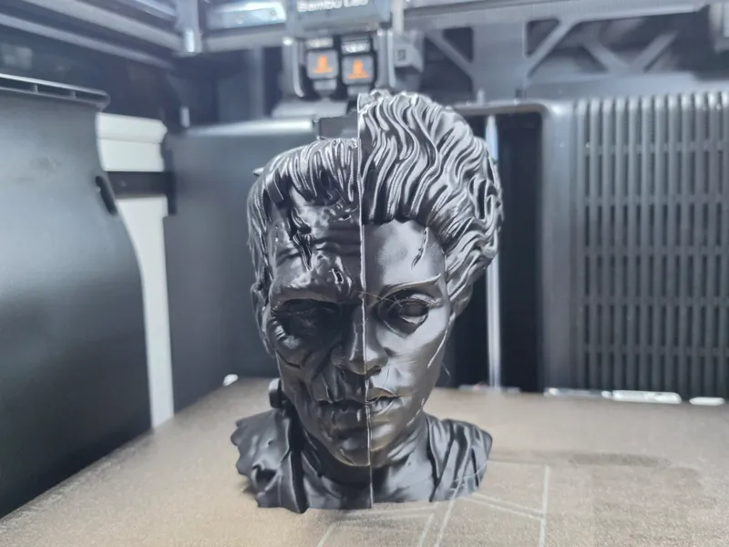 Made for each other Frankenstein and Bride bust