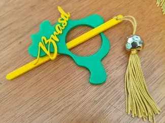 Acessorio para cabelo - Copa do mundo - SEM AMS