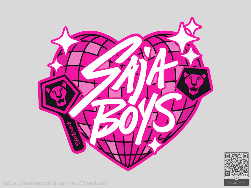KPop Demon Hunters Saja Boys Coaster