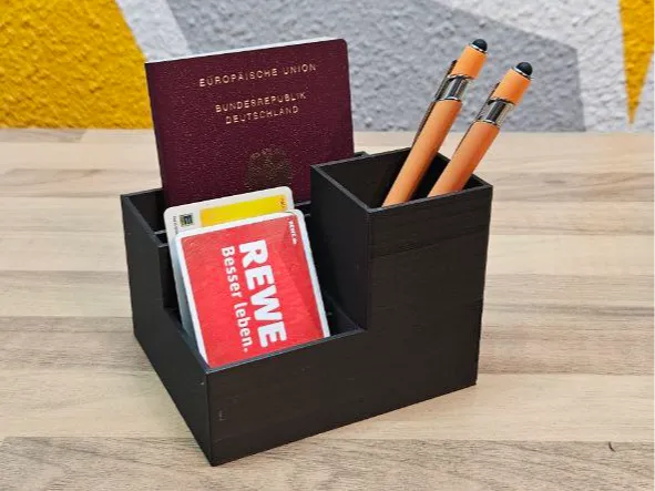 Organiseur de bureau rustique