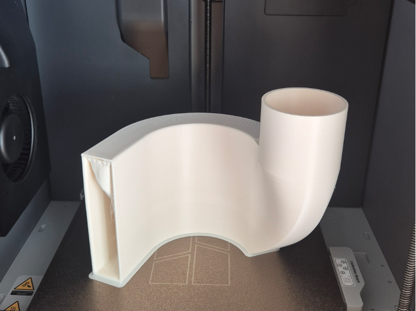 Exhaust through window side