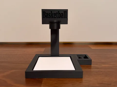 Organizador: Office Basketball mit Stift und Post-it Halterung — referencia de MakerWorld