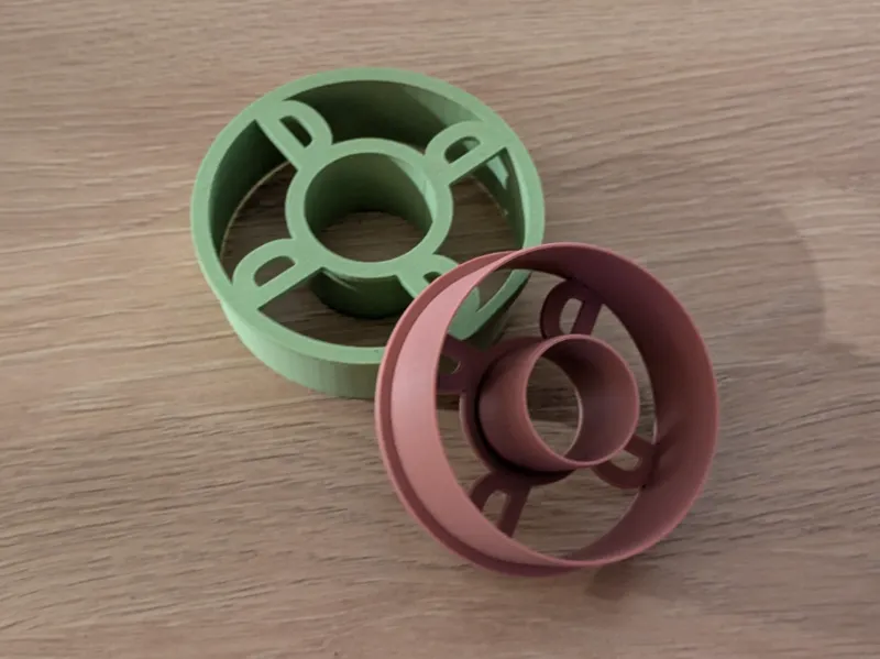 Donut Cutter 7cm 6cm (3.15 in and 2.75 in )