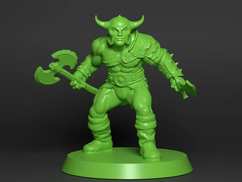 Hero Series Miniature : The Barbarian