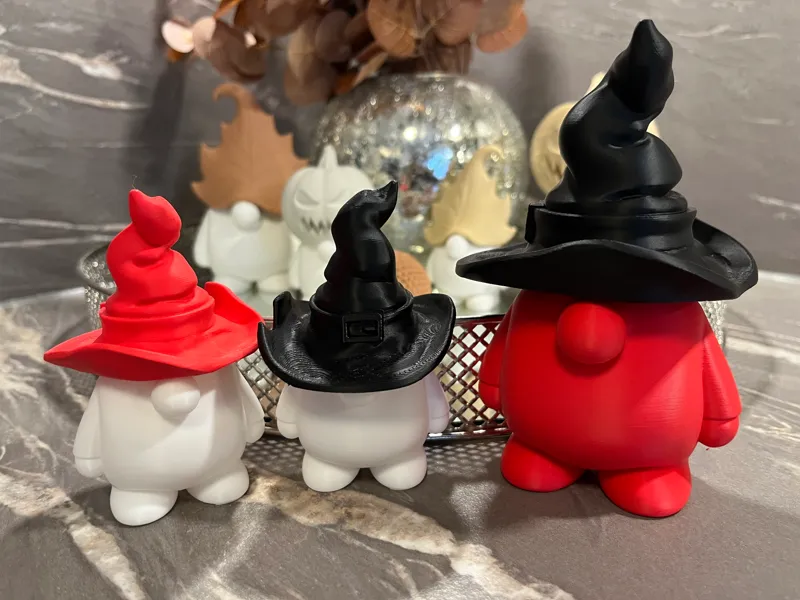 Helloween Gnome Witch Hat - No AMS