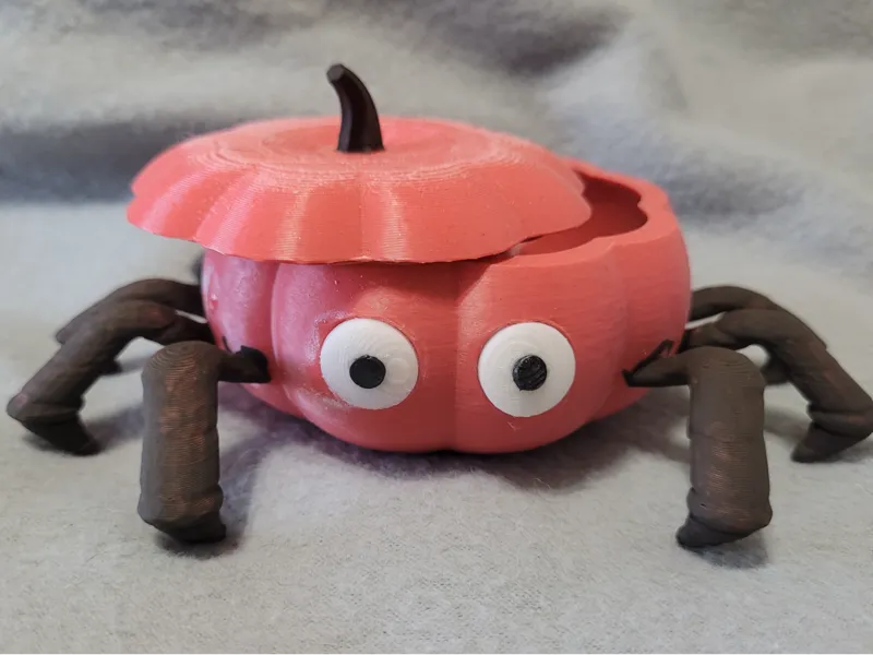 Spider Pumpkin Box - Spinnenkürbis Box