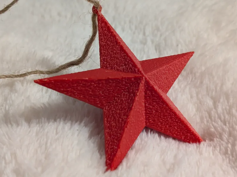 Christmas Star Bauble Ball Ornament Christmas Tree