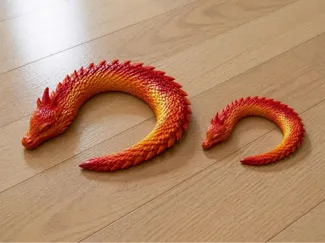 Articulated Dragons(Three of Them in here.)