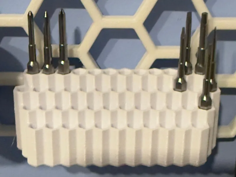 4mm Mini Hex Bit Honeycomb Holder HSW Storage Wall