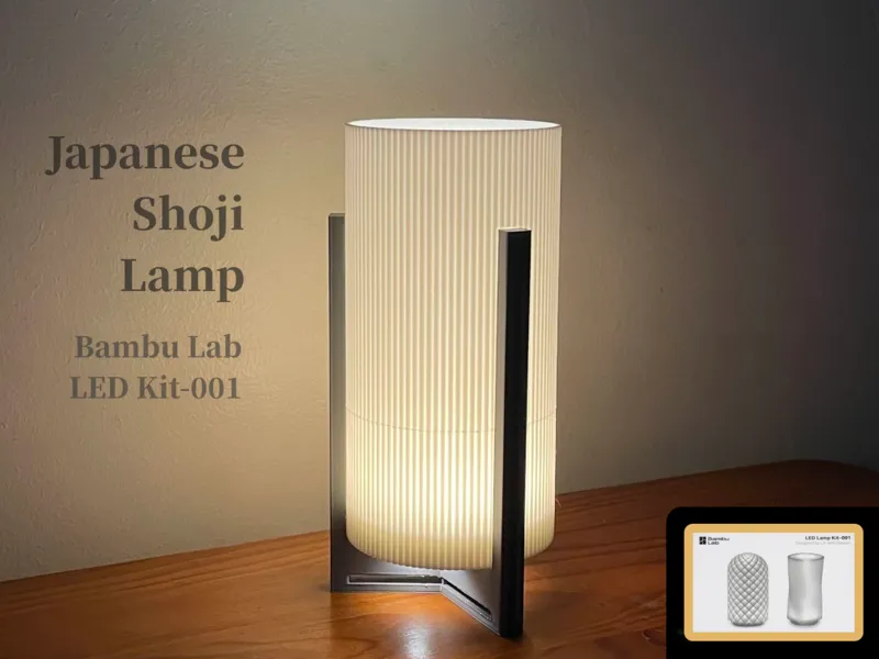 Japanese Shoji Lamp - LED Lamp Kit 001