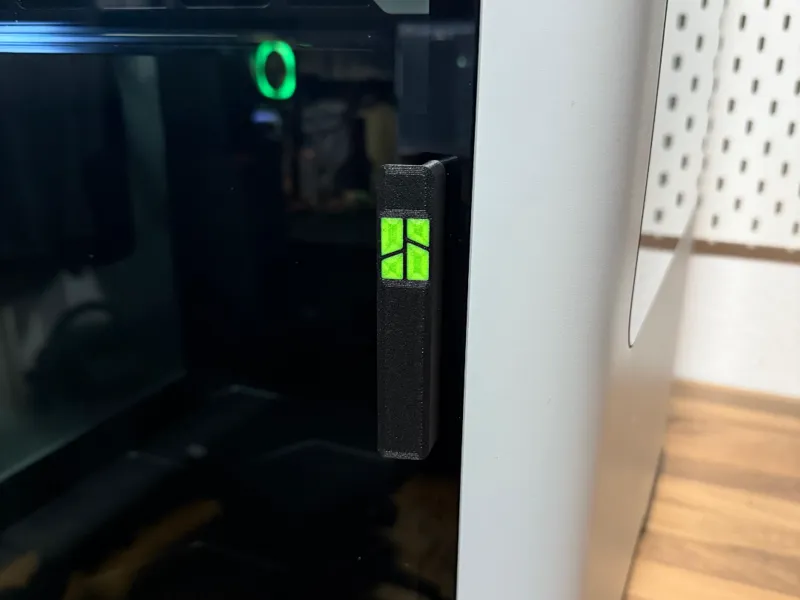 BambuLab H2D Door Handel with Logo / Tür Griff 
