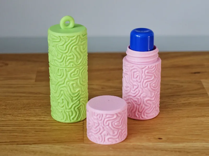 Brain Coral / Squiggle Lip Balm Holder