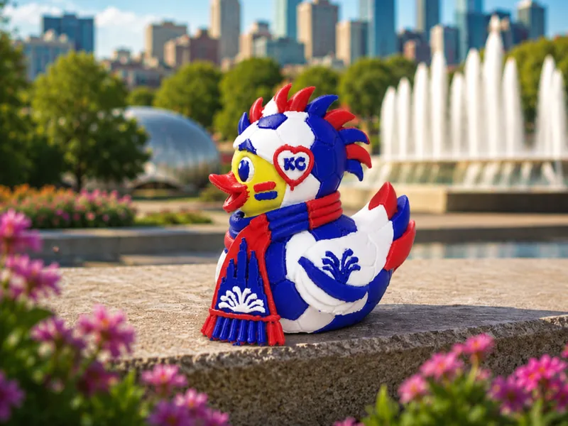 Kansas City 2026 WORLD CUP Soccer Football Duckie!