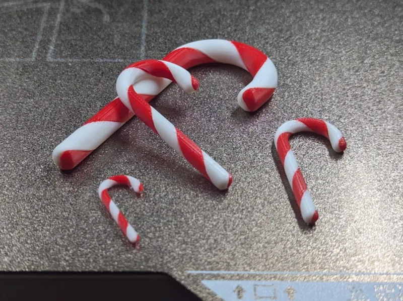 Tiny Candy Canes Decor
