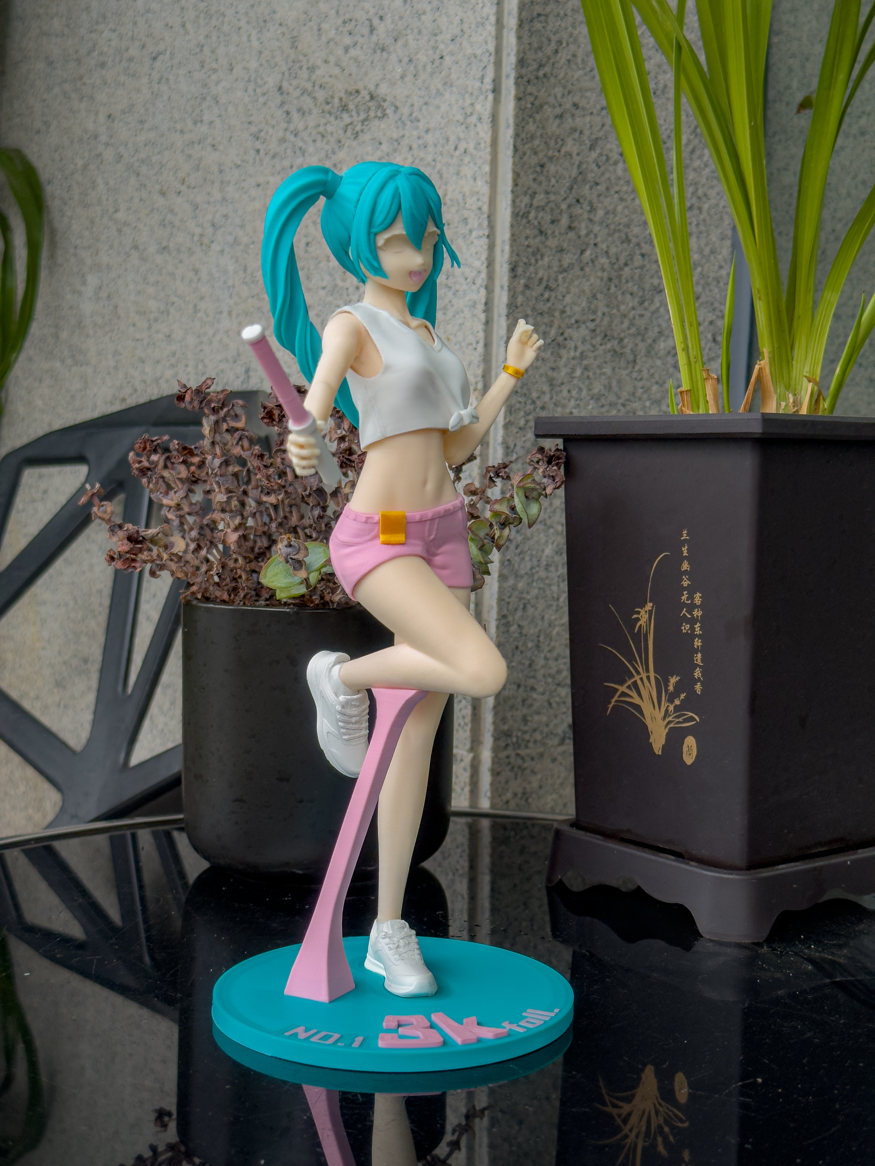 Miniatura 8 do modelo 3D 【无需ams 针对fdm优化】应援初音未来手办