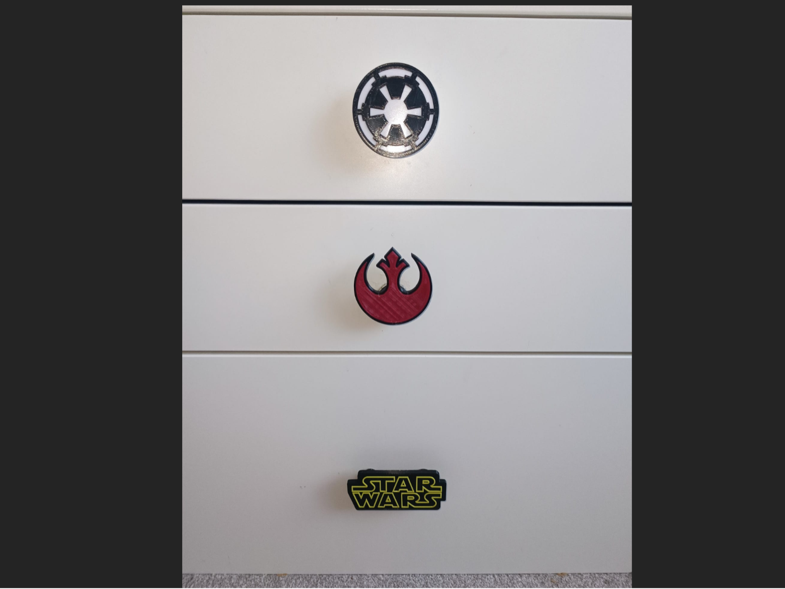 Star Wars Drawer Pull , cabinet handle 