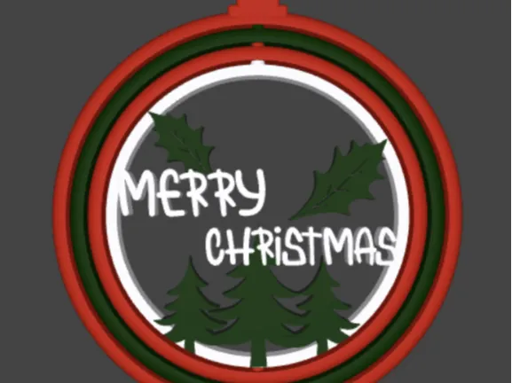 Merry Christmas Ornament