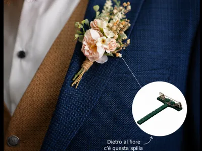 wedding flower pin
