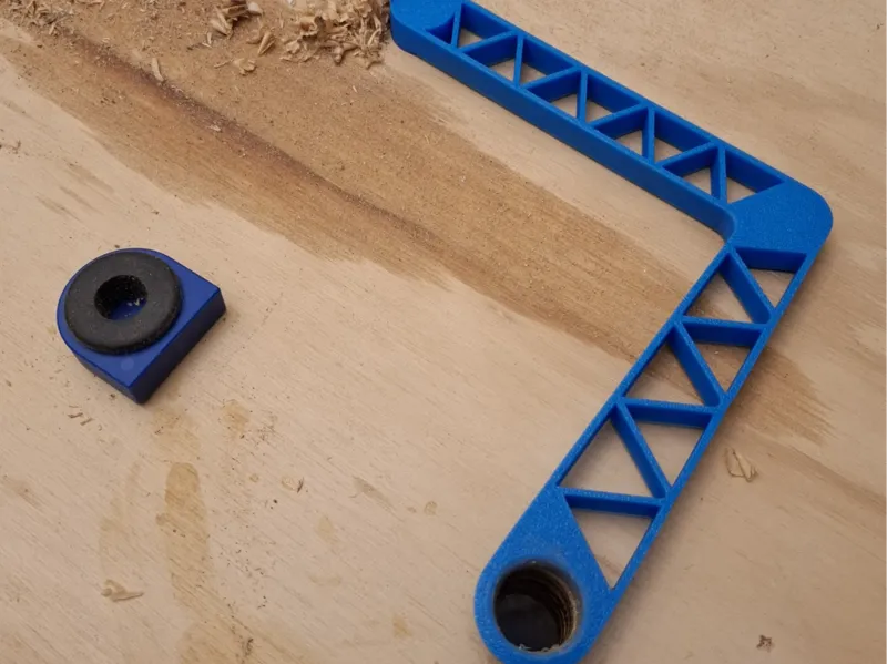 Dog hole drill guide