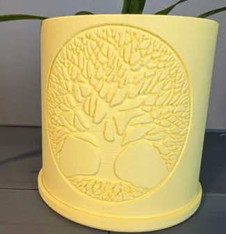 Tree of Life Debossed Planter and Base
