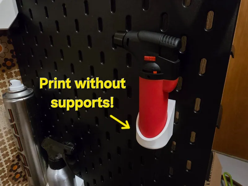IKEA Skadis lighter / Storm lighter holder