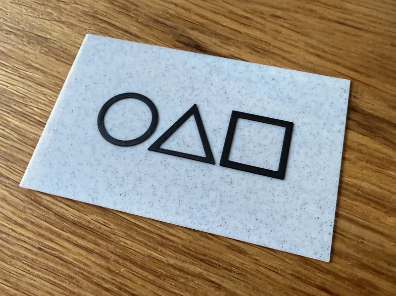 Squid Game Invitation Business Card