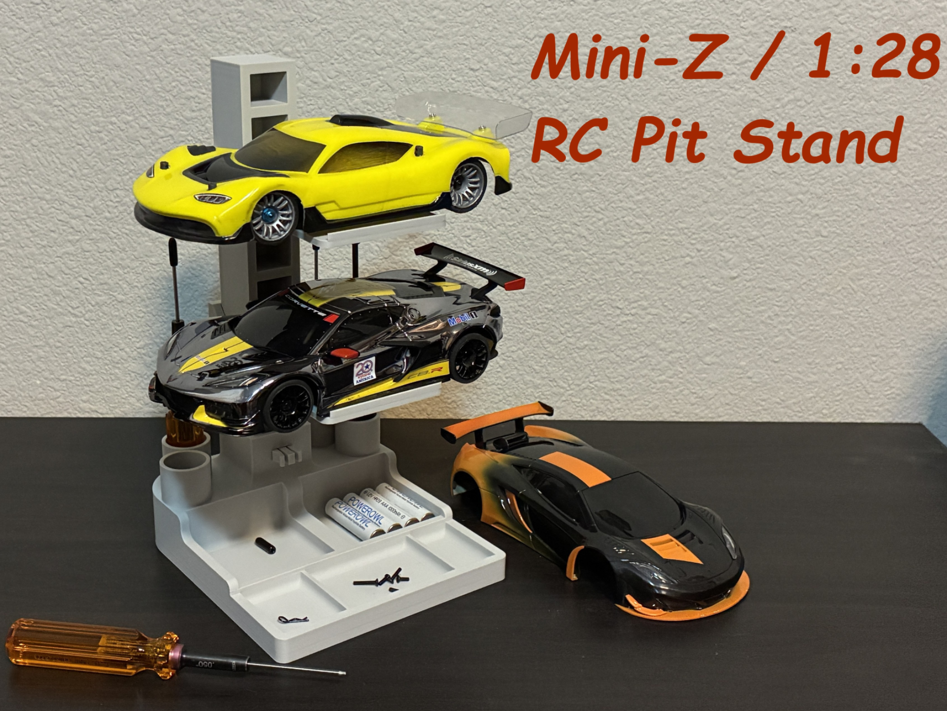 Mini-z /1:28 RC Car Pit Stand