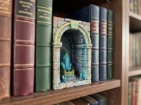 Diorama Book Nook - Couloir de cristal — photo 2