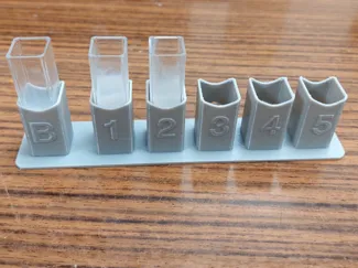 cuvette rack