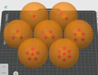 Translucent Dragon Balls (1-7 Stars) By Jaebii